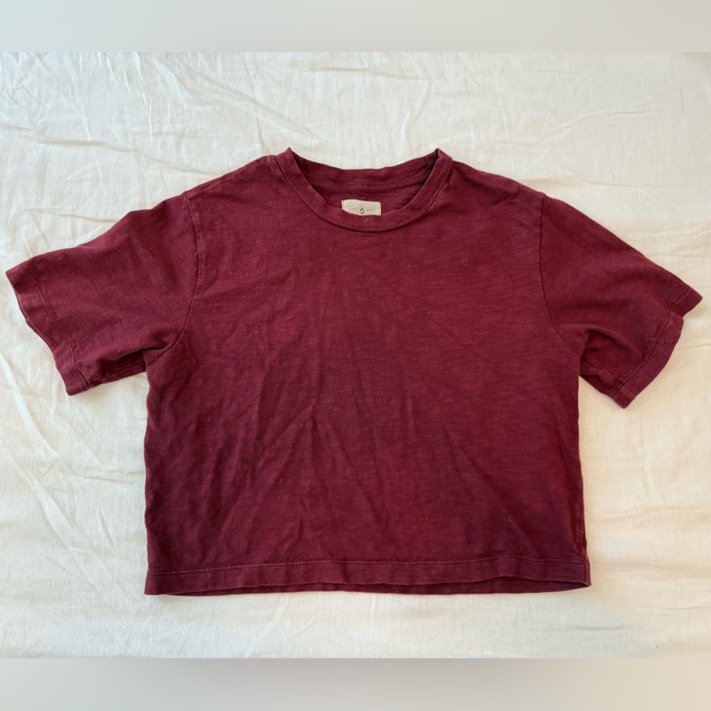 Lou & Grey cropped cotton t-shirt